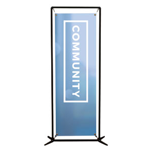 Shimmer Community 2' x 6' Banner