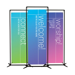 Color Wash Core Set 2' x 6' Banner