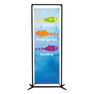 Ocean Buddies Directional 2' x 6' Banner