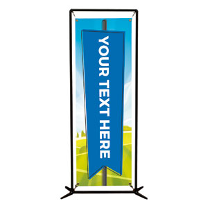 Bright Meadow Your Text Here 2' x 6' Banner