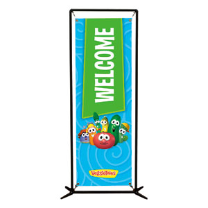 VeggieTales Welcome 2' x 6' Banner