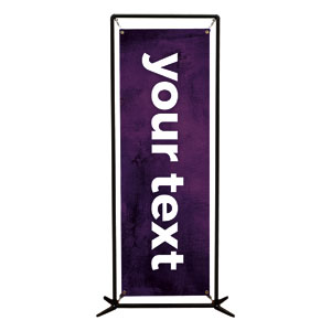 Real Love Crown Your Text 2' x 6' Banner