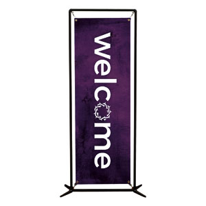 Real Love Crown Welcome 2' x 6' Banner
