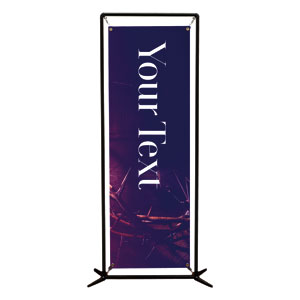 Hope Came to Life Your Text 2' x 6' Banner
