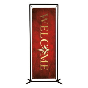 Hope Is Born Star Welcome 2' x 6' Banner
