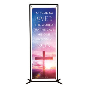 Love Easter Colors Scripture 2' x 6' Banner