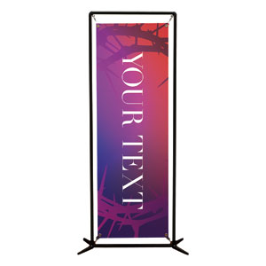Celebrate Easter Crown Your Text 2' x 6' Banner