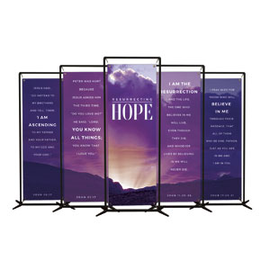 Resurrecting Hope Set 2' x 6' Banner