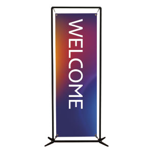 Glow Welcome 2' x 6' Banner