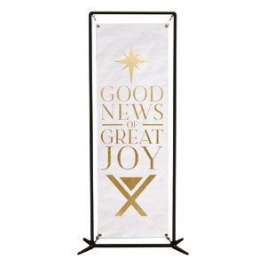 Good News of Great Joy 2' x 6' Banner