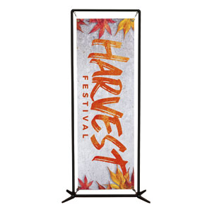 Harvest Festival Leaves 2' x 6' Banner