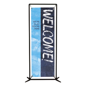 Blue Revival 2' x 6' Banner