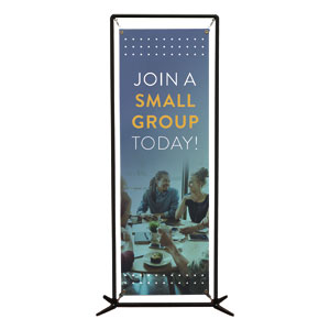 Becoming Christ Like Disciples Small Group 2' x 6' Banner