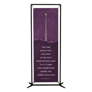 Christmas Story Matthew 2:9 2' x 6' Banner