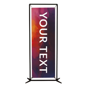 Vibrant Paint Your Text 2' x 6' Banner