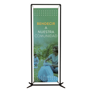 Blessing Our Community - Spanish 2' x 6' Banner