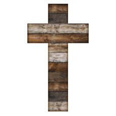 Stained Wood Cross 
