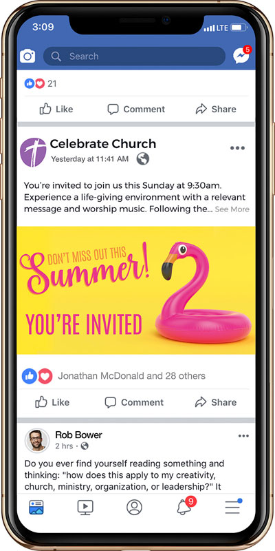 Social Ads, Summer - General, Summer Flamingo