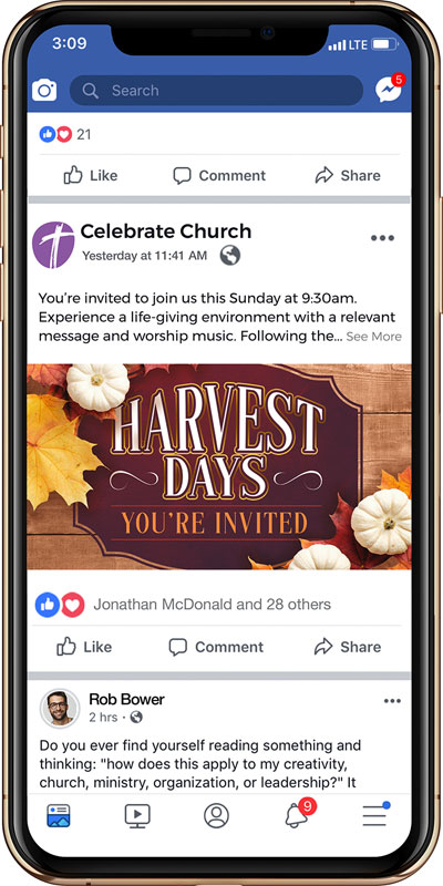 Social Ads, Fall - General, Harvest Days