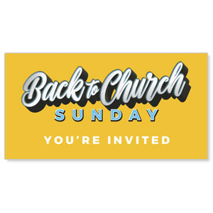 Back to Church Sunday Celebration Social Media Ad Packages