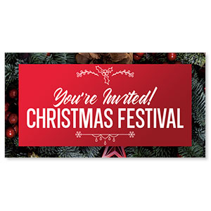 Christmas Festival Invite Social Media Ad Packages