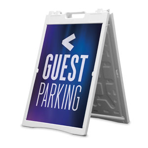 Aurora Lights Guest Parking 2' x 3' Street Sign Banners