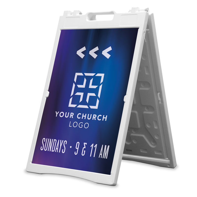 Banners, Aurora Lights Church Logo, 2' x 3'