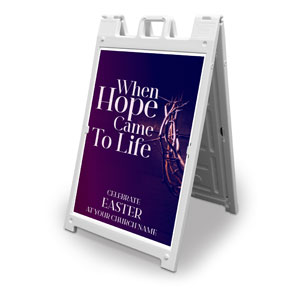 Hope Came to Life 2' x 3' Street Sign Banners