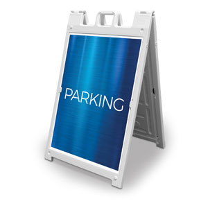 General Blue Parking 2' x 3' Street Sign Banners