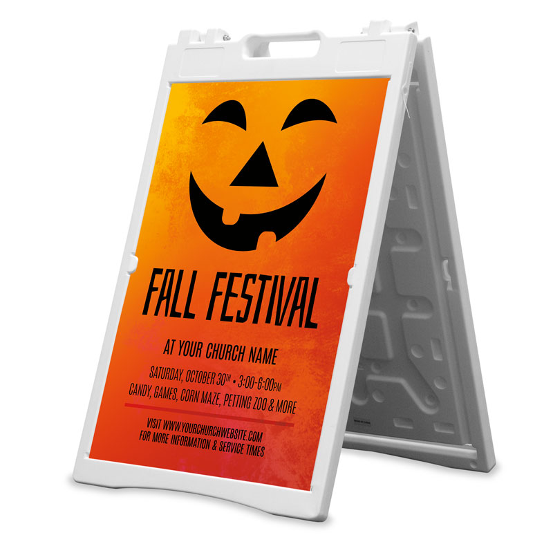Banners, Fall - General, Orange Fall Festival, 2' x 3'