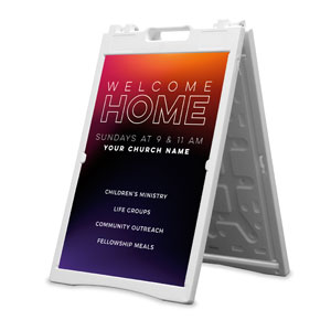Welcome Home 2' x 3' Street Sign Banners