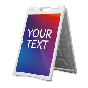 Glow Your Text 2' x 3' Street Sign Banners