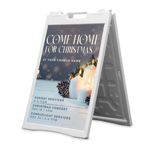 Come Home for Christmas 2' x 3' Street Sign Banners