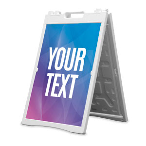 Bright Gradient Your Text 2' x 3' Street Sign Banners