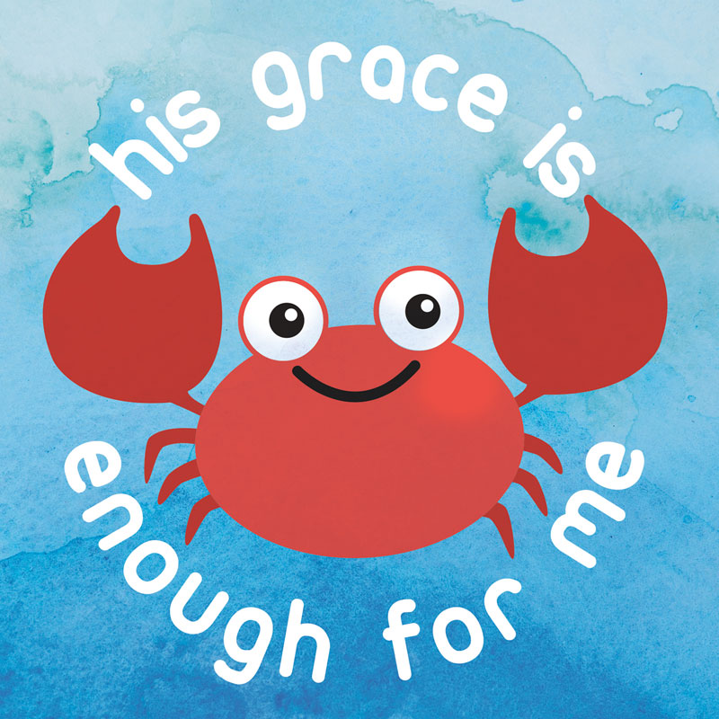 Banners, Children's Ministry, Ocean Buddies Crab, 24 x 24
