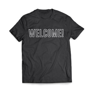 Welcome Outline - Small Apparel