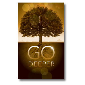Fall Deeper Roots 3 x 5 Vinyl Banner