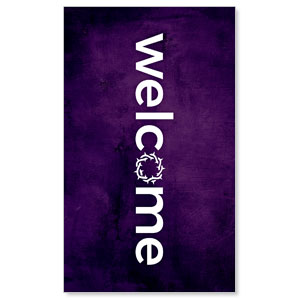 Real Love Crown Welcome 3 x 5 Vinyl Banner