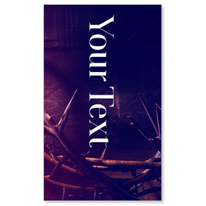 Hope Came to Life Your Text 3 x 5 Vinyl Banner