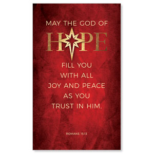 Hope Is Born Star Scripture 3 x 5 Vinyl Banner