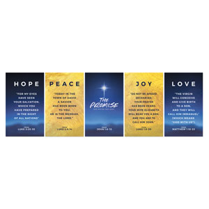 The Promise Contemporary Set 3 x 5 Fabric Banners
