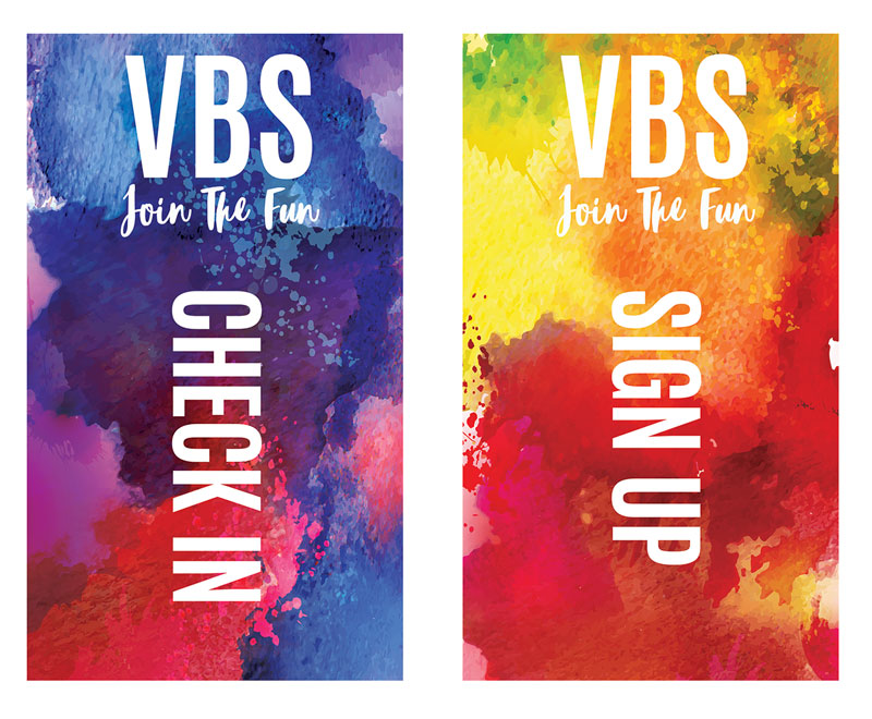 Banners, VBS / Camp, Join The Fun VBS Pair, 3 x 5
