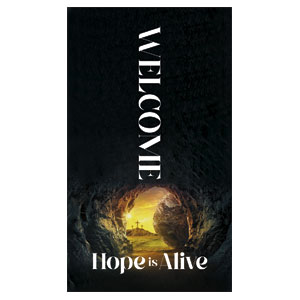 Hope Is Alive Tomb 3 x 5 Vinyl Banner