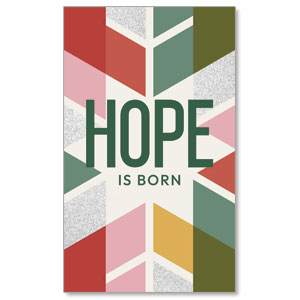 Snowflake Advent Hope 3 x 5 Vinyl Banner