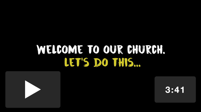 Video Downloads, Back To Church Sunday, Stories Welcome Promo