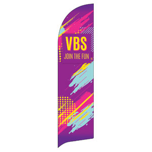 VBS Neon Flag Banner