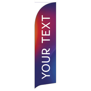 Glow Your Text Flag Banner