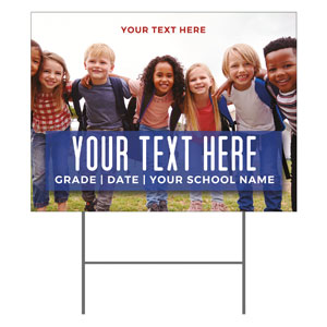 Kids Enroll Together Your Text 18"x24" YardSigns
