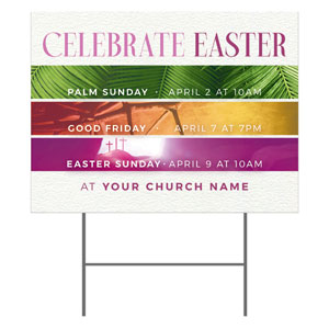 Easter Week Colors 18"x24" YardSigns