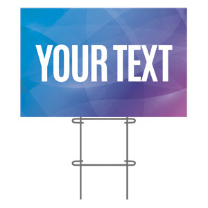 Bright Gradient Your Text 36"x23.5" Large YardSigns